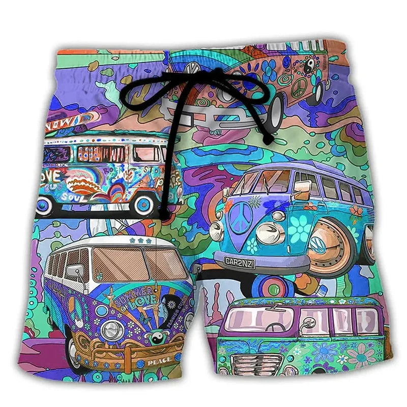 Idris – Pantaloni da Bagno Uomo | Dichiarazione Estiva Bold