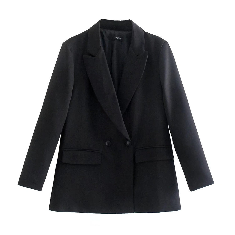 Elegante blazer doppiopetto da donna