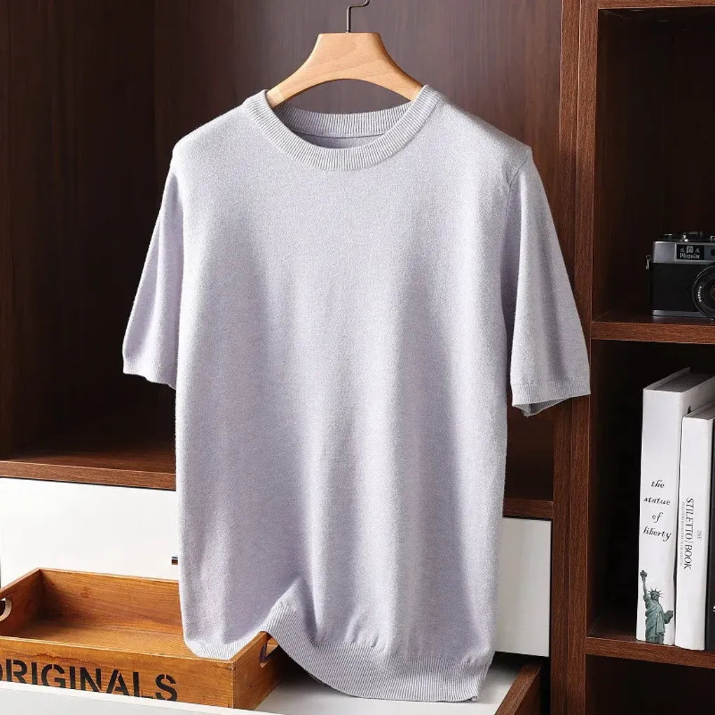 T-Shirt Collo Rotondo da Uomo – Basics Elevati per Uso Quotidiano