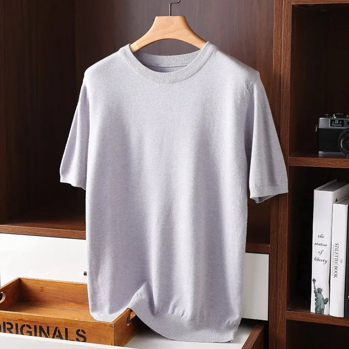 T-Shirt Collo Rotondo da Uomo – Basics Elevati per Uso Quotidiano