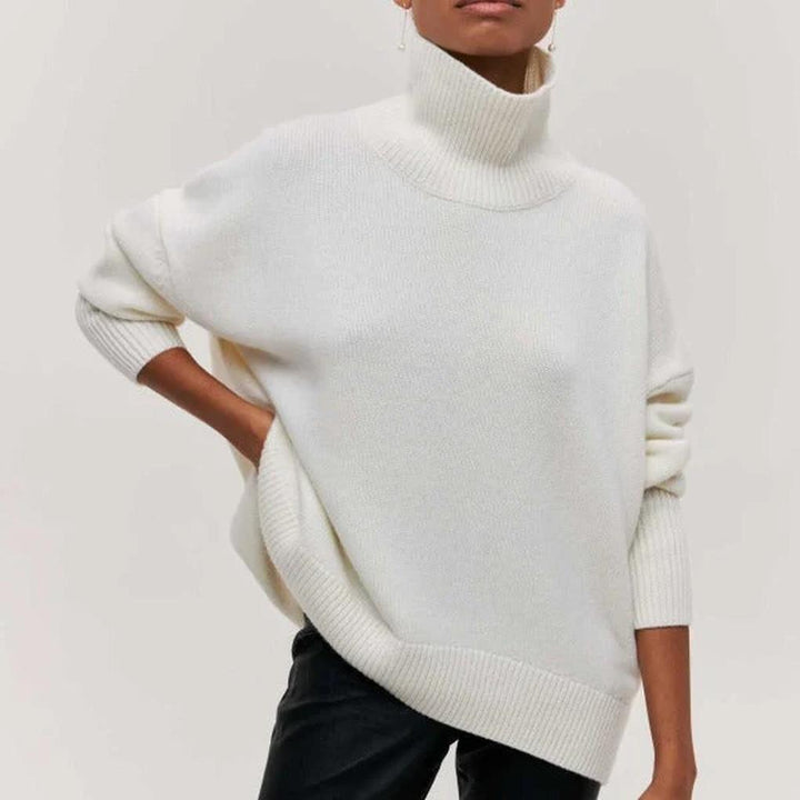 Maglione a Collo Alto da Donna – Essenziale Invernale