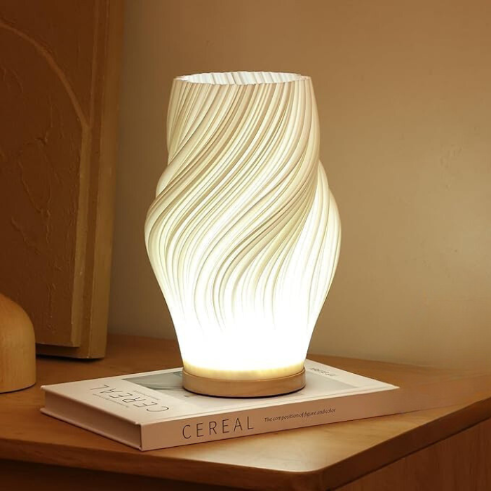 Lampada da Tavolo LED a Vortice