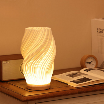 Lampada da Tavolo LED a Vortice