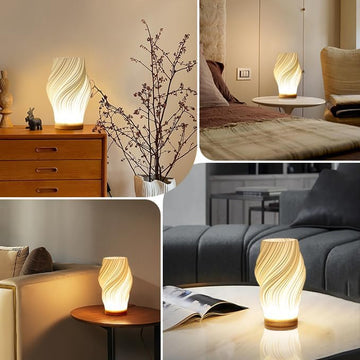 Lampada da Tavolo LED a Vortice