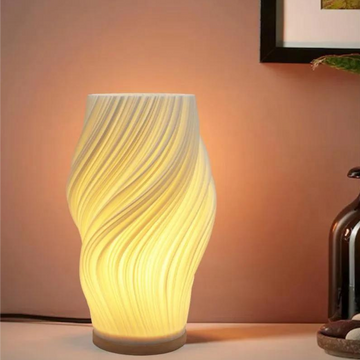 Lampada da Tavolo LED a Vortice