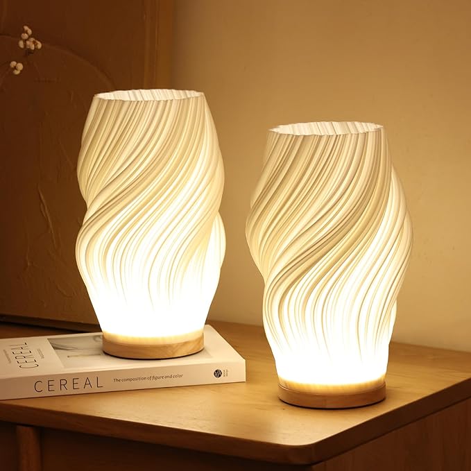 Lampada da Tavolo LED a Vortice