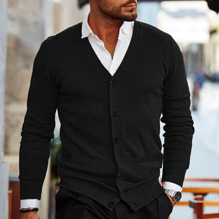 Cardigan in Cotone per Uomo in Stile Casual