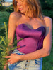Elin – Top corto a corsetto senza spalline