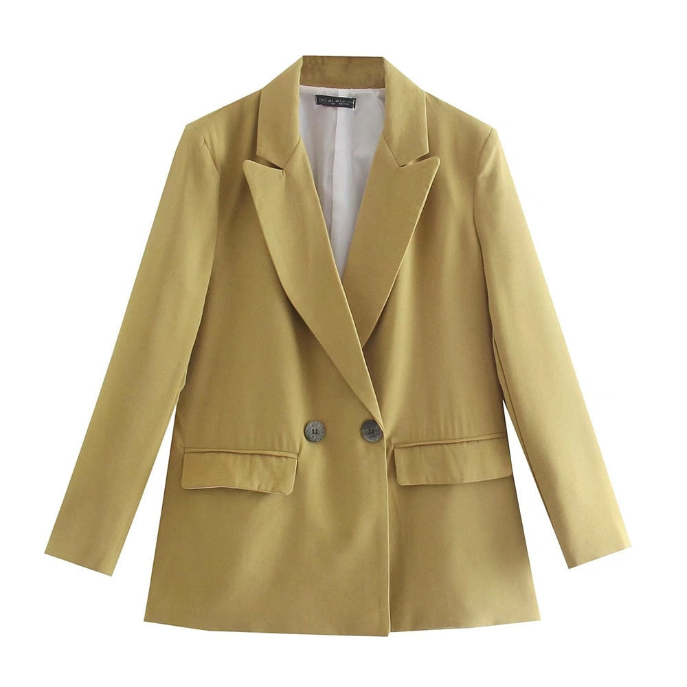 Elegante blazer doppiopetto da donna