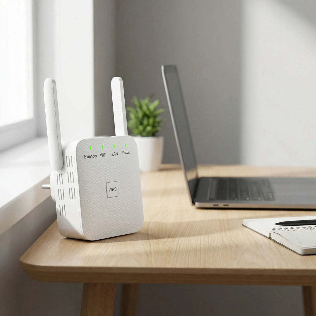 Signaluxe - Estensore di portata WiFi dual-band da collegare alla presa