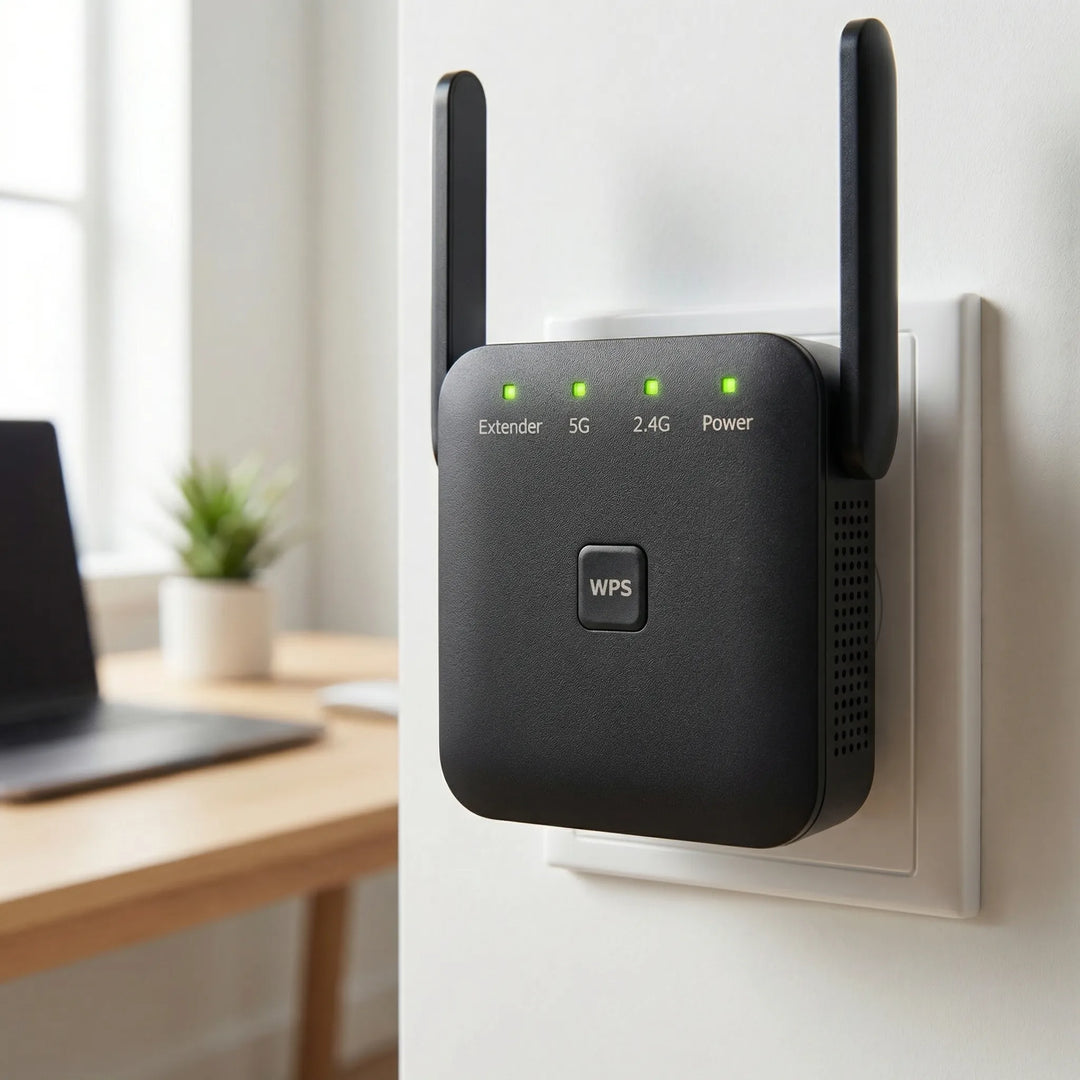 Signalyx - Estensore di portata Wi-Fi dual-band da collegare alla presa di corrente