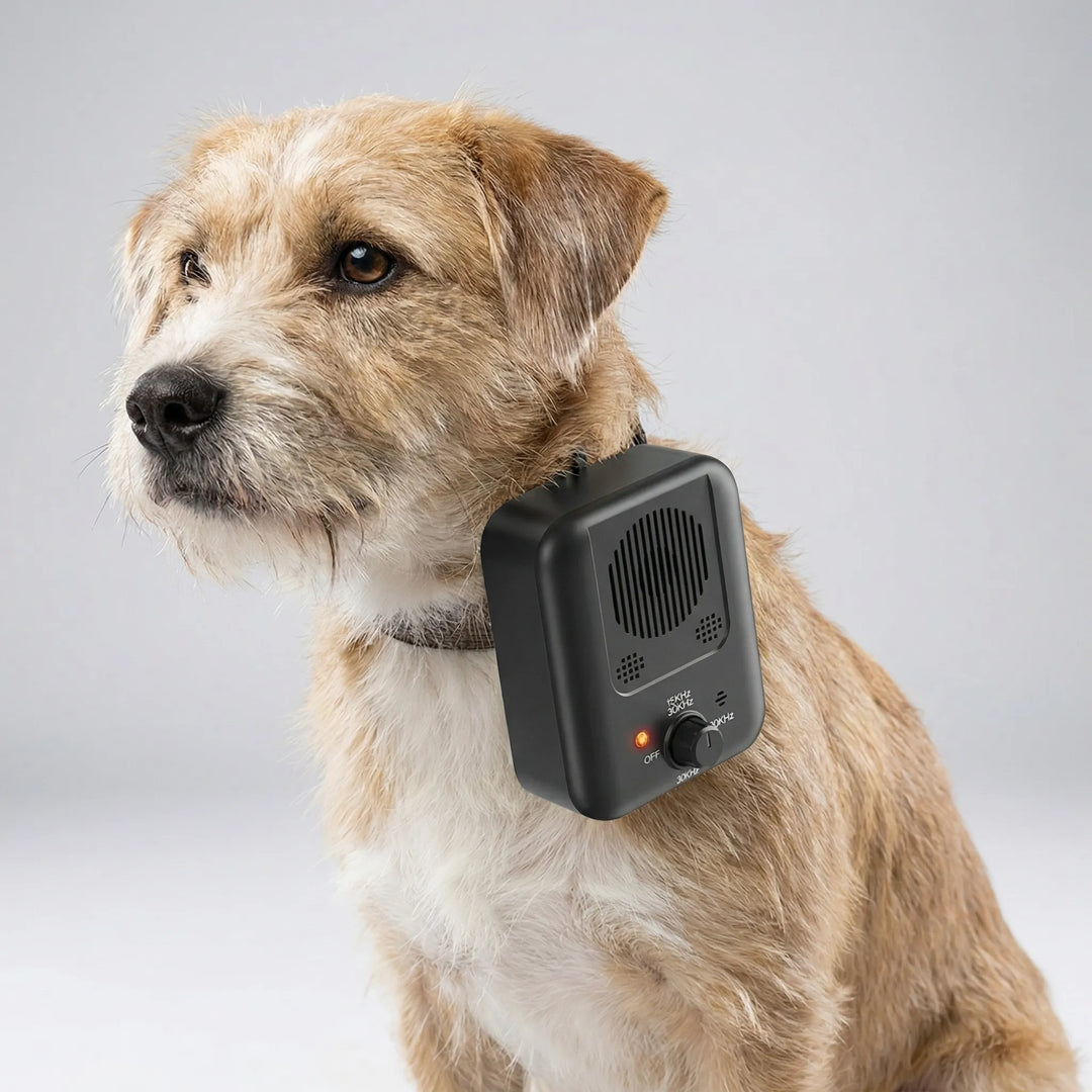 Silentpaw - Dispositivo automatico a ultrasuoni per il controllo dell'abbaio