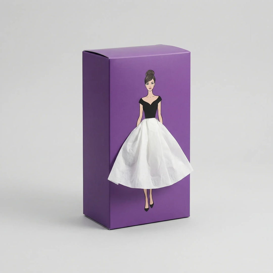 Skirtisse - Porta fazzoletti decorativo vintage in stile Pop-Art