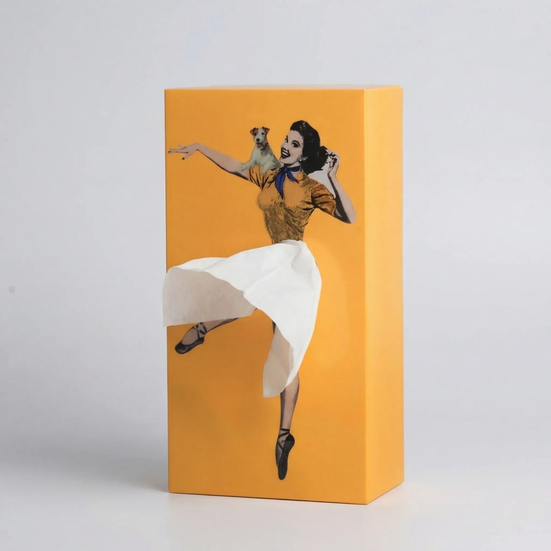 Skirtisse - Porta fazzoletti decorativo vintage in stile Pop-Art