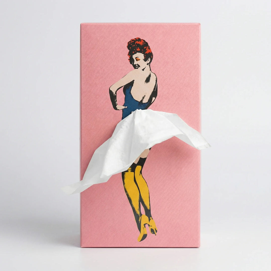 Skirtisse - Porta fazzoletti decorativo vintage in stile Pop-Art