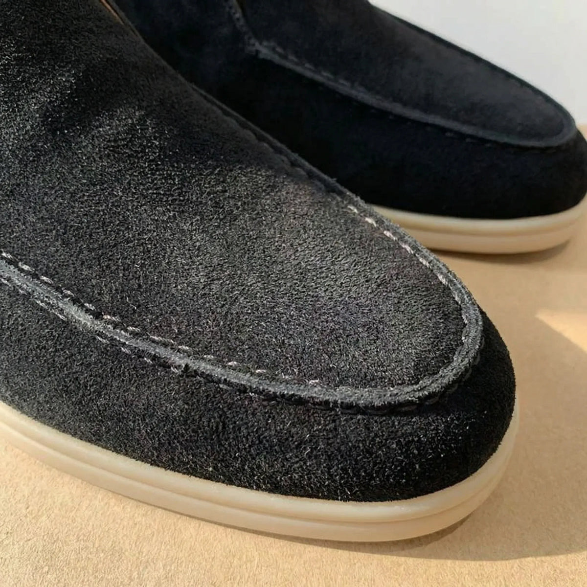 Slevano - Mocassino Suede Slip-On Per Uomini