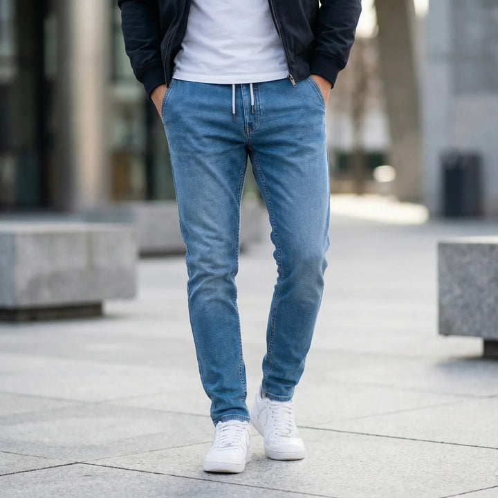 Slimvex - Jeans elasticizzati affusolati a vestibilità slim