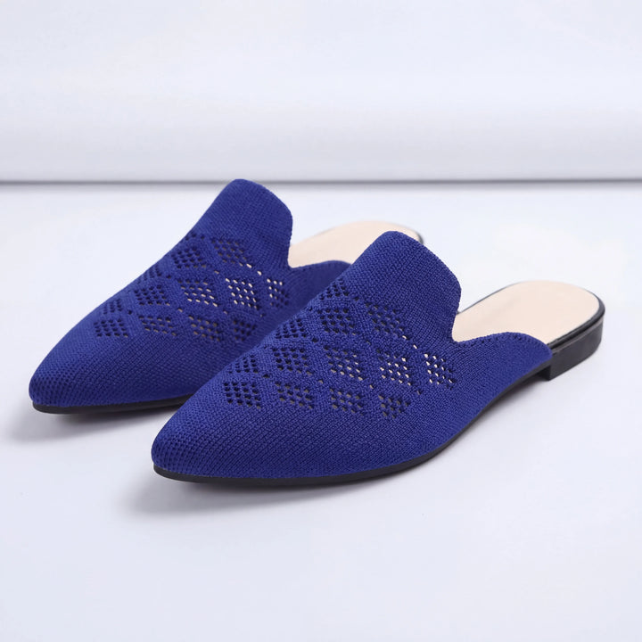 Sliqen - Pointed Toe Flat Slip-On Mule