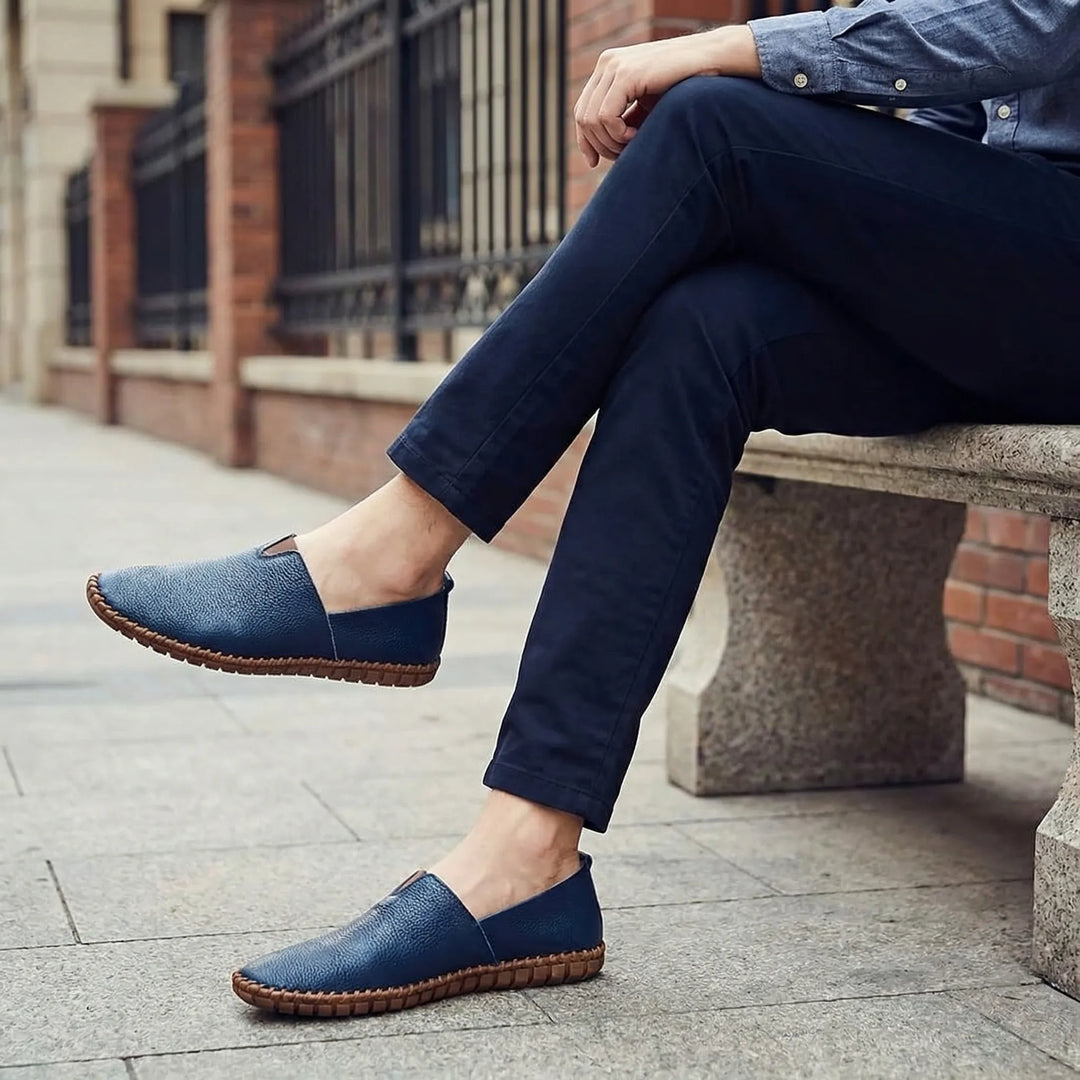 Slyvero - Mocassino slip-on con finitura opaca