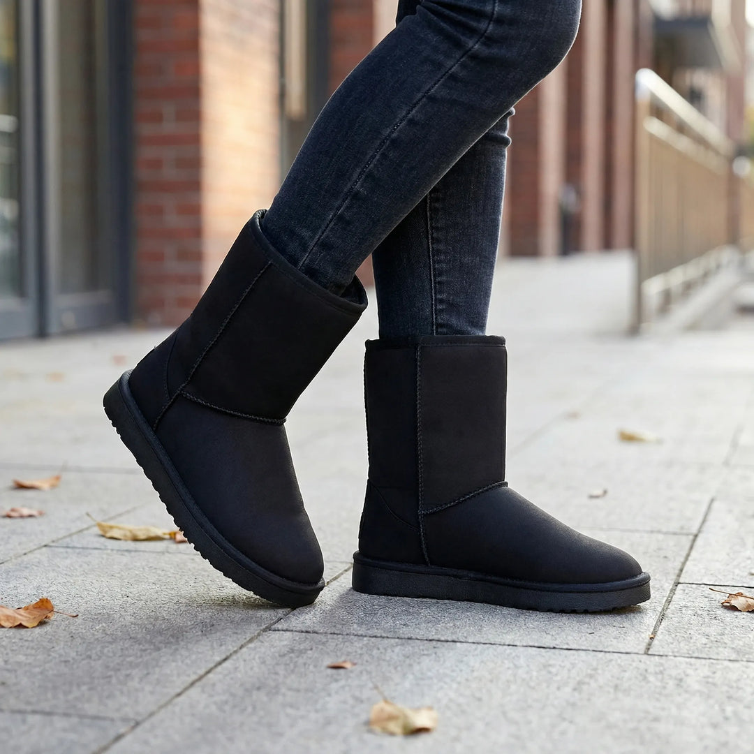 Slyvra - Stivaletto alla caviglia a metà polpaccio, modello slip-on