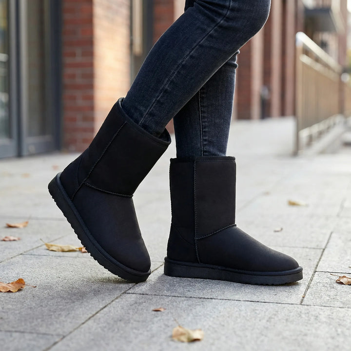 Slyvra - Stivaletto alla caviglia a metà polpaccio, modello slip-on