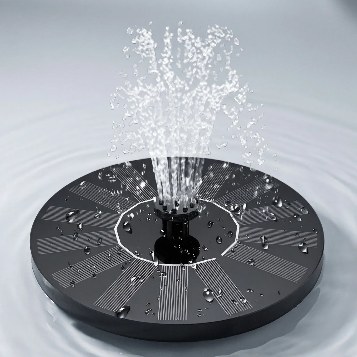 Fontana Flottante Alimentata da Sole