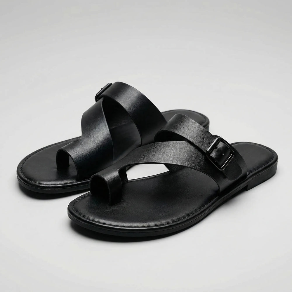 Soletta - Sandalo slip-on a punta aperta con fibbia