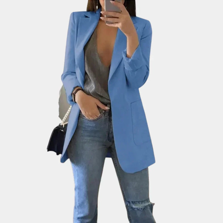 Blazer Slim Lungo per Donne