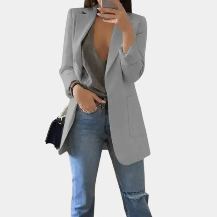 Blazer Slim Lungo per Donne