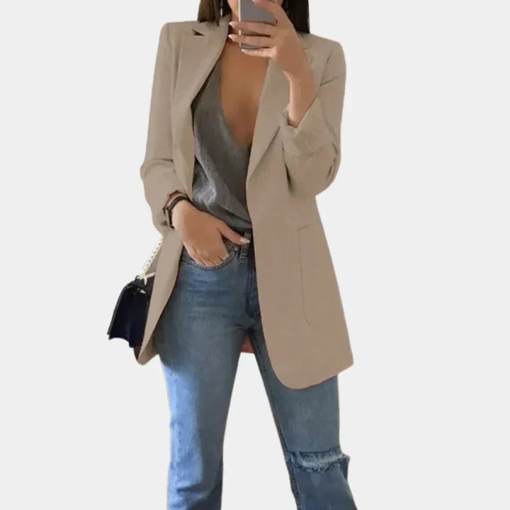 Blazer Slim Lungo per Donne