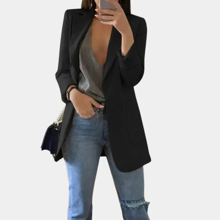 Blazer Slim Lungo per Donne