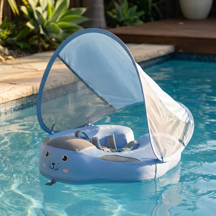 Splashlet - Galleggiante per neonati con tettuccio parasole