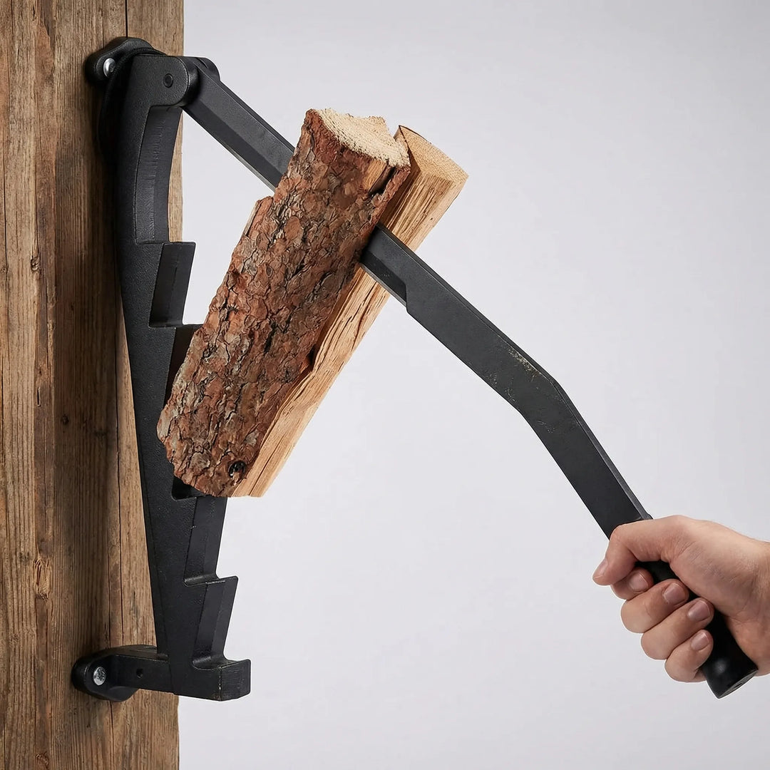 Splyvex - Wall-Mounted Manual Lever Log Splitter