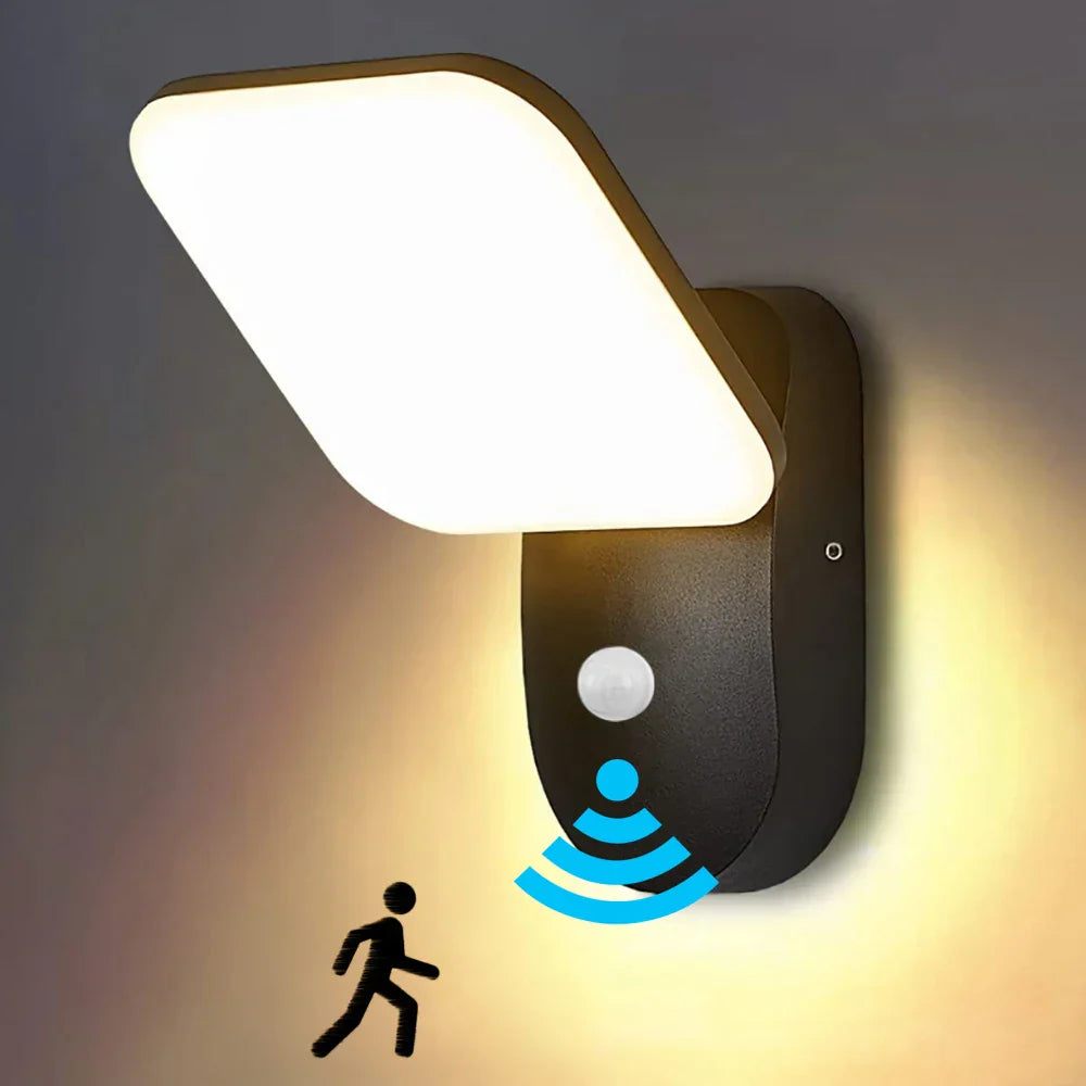 Applique LED da esterno 12 W con sensore di movimento PIR
