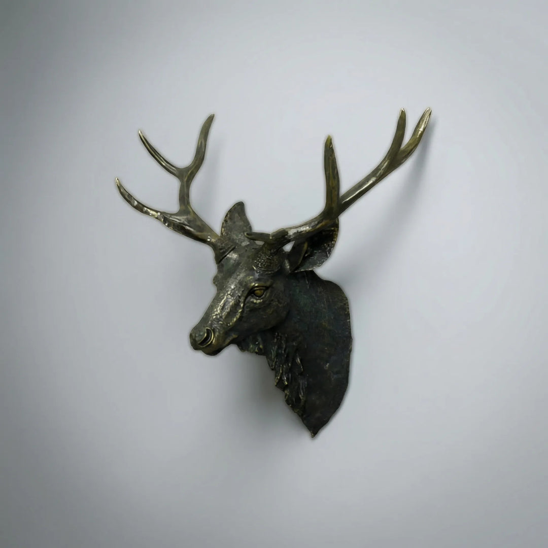 Stagvara - Scultura da parete a forma di testa di cervo finta