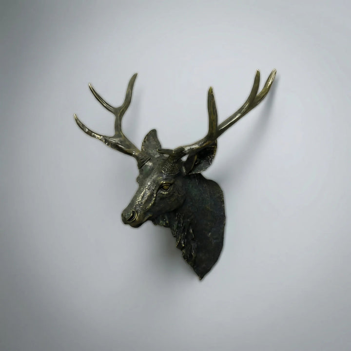 Stagvara - Scultura da parete a forma di testa di cervo finta