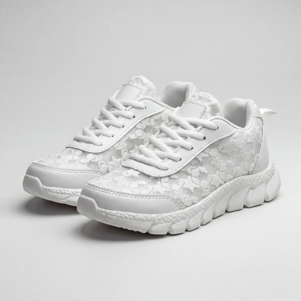 Stellux - Sneakers casual con lacci e motivo a stella