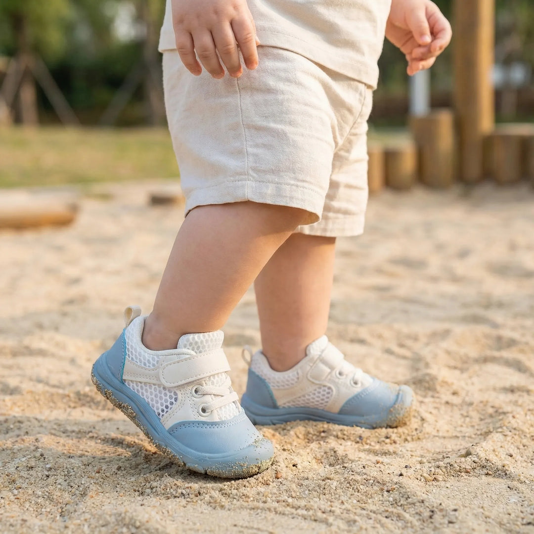 Steppix - Scarpa da ginnastica flessibile per neonati ispirata al movimento a piedi nudi