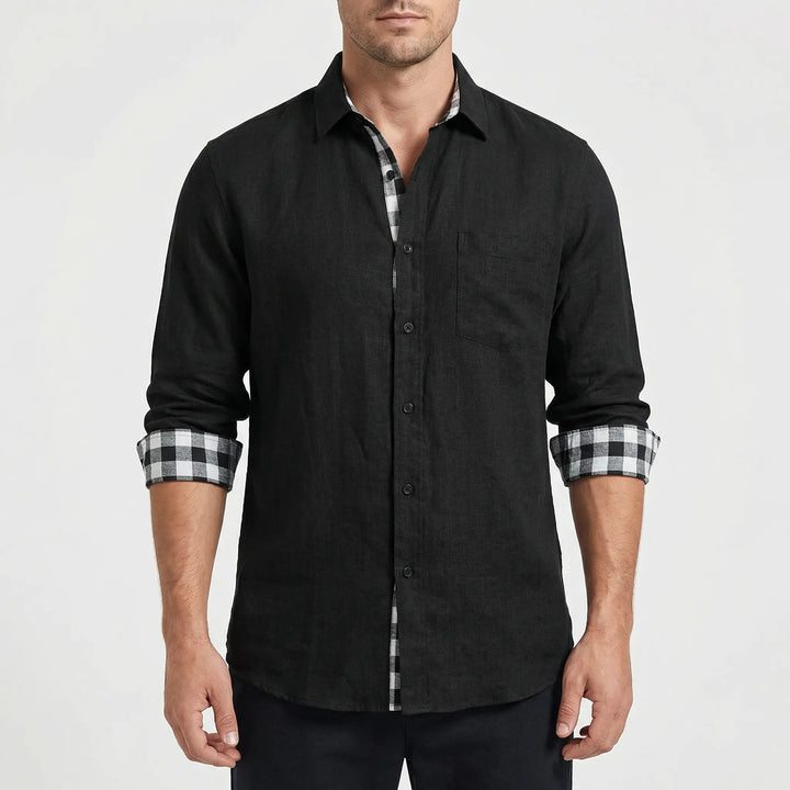 Stradell - Camicia casual a maniche lunghe con bottoni