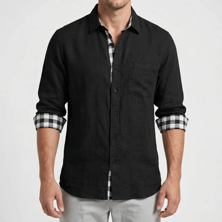 Stradell - Camicia casual a maniche lunghe con bottoni