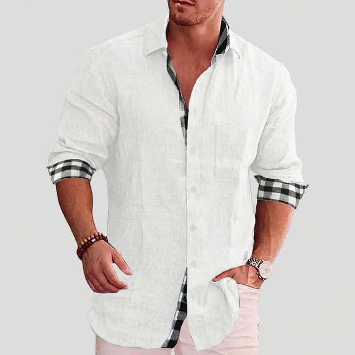 Stradell - Camicia casual a maniche lunghe con bottoni