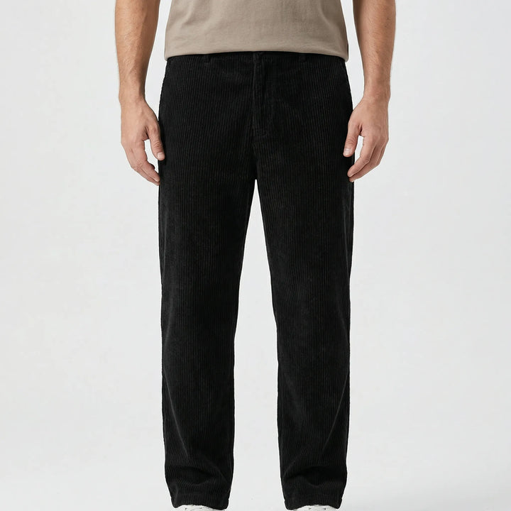 Straivex - Pantaloni casual a gamba dritta e vestibilità ampia