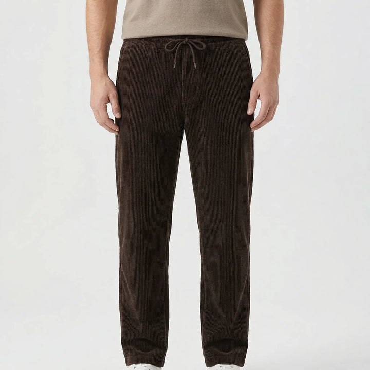 Straivex - Pantaloni casual a gamba dritta e vestibilità ampia