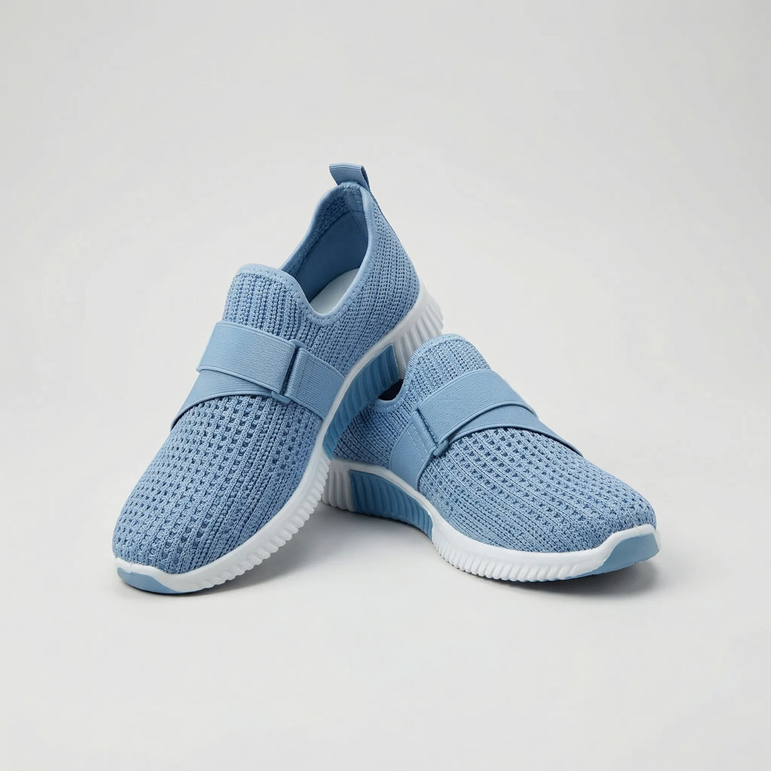 Strapiva - Slip-On T-Strap Flat Shoe