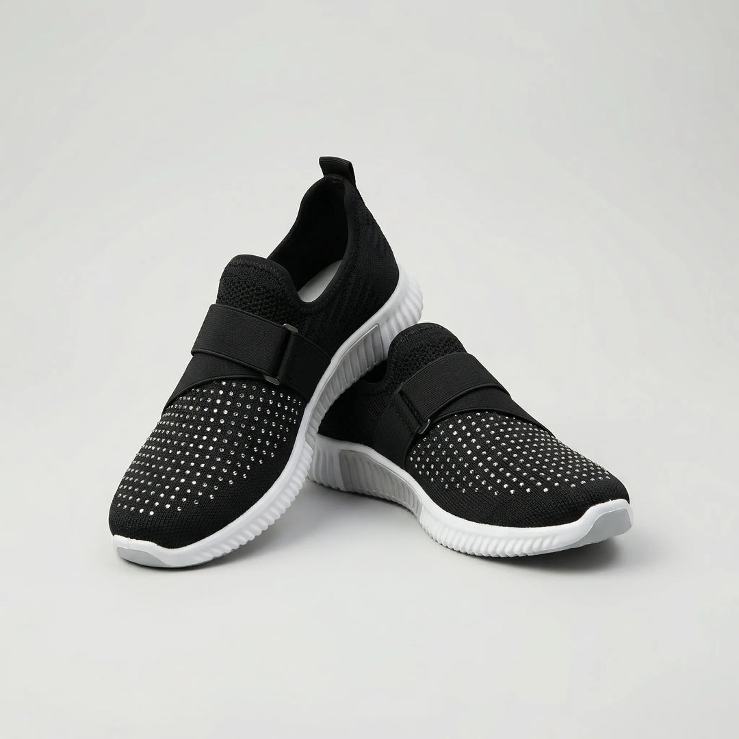 Strapiva - Slip-On T-Strap Flat Shoe