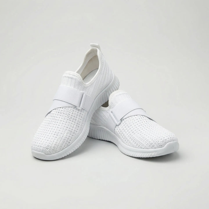 Strapiva - Slip-On T-Strap Flat Shoe