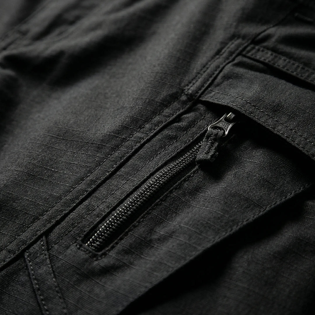Stratchpax - Pantaloni cargo elasticizzati con più tasche