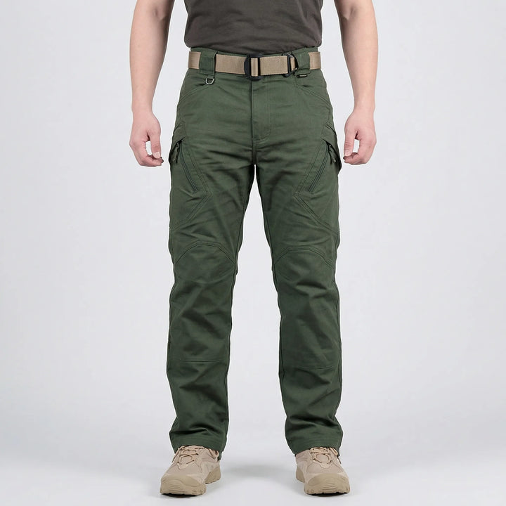 Stratchpax - Pantaloni cargo elasticizzati con più tasche