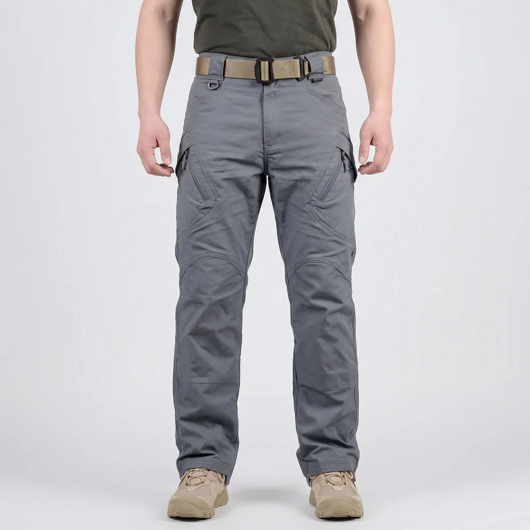 Stratchpax - Pantaloni cargo elasticizzati con più tasche