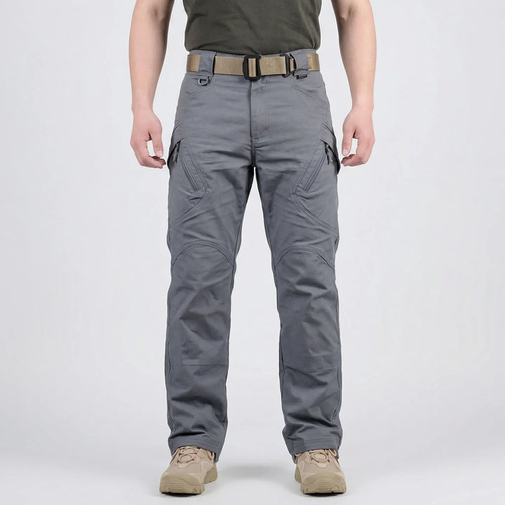 Stratchpax - Pantaloni cargo elasticizzati con più tasche